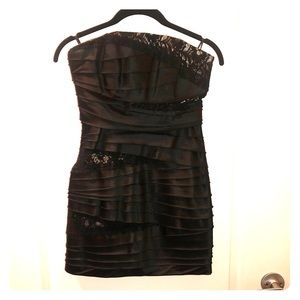 Black Bebe dress size XS- mint condition